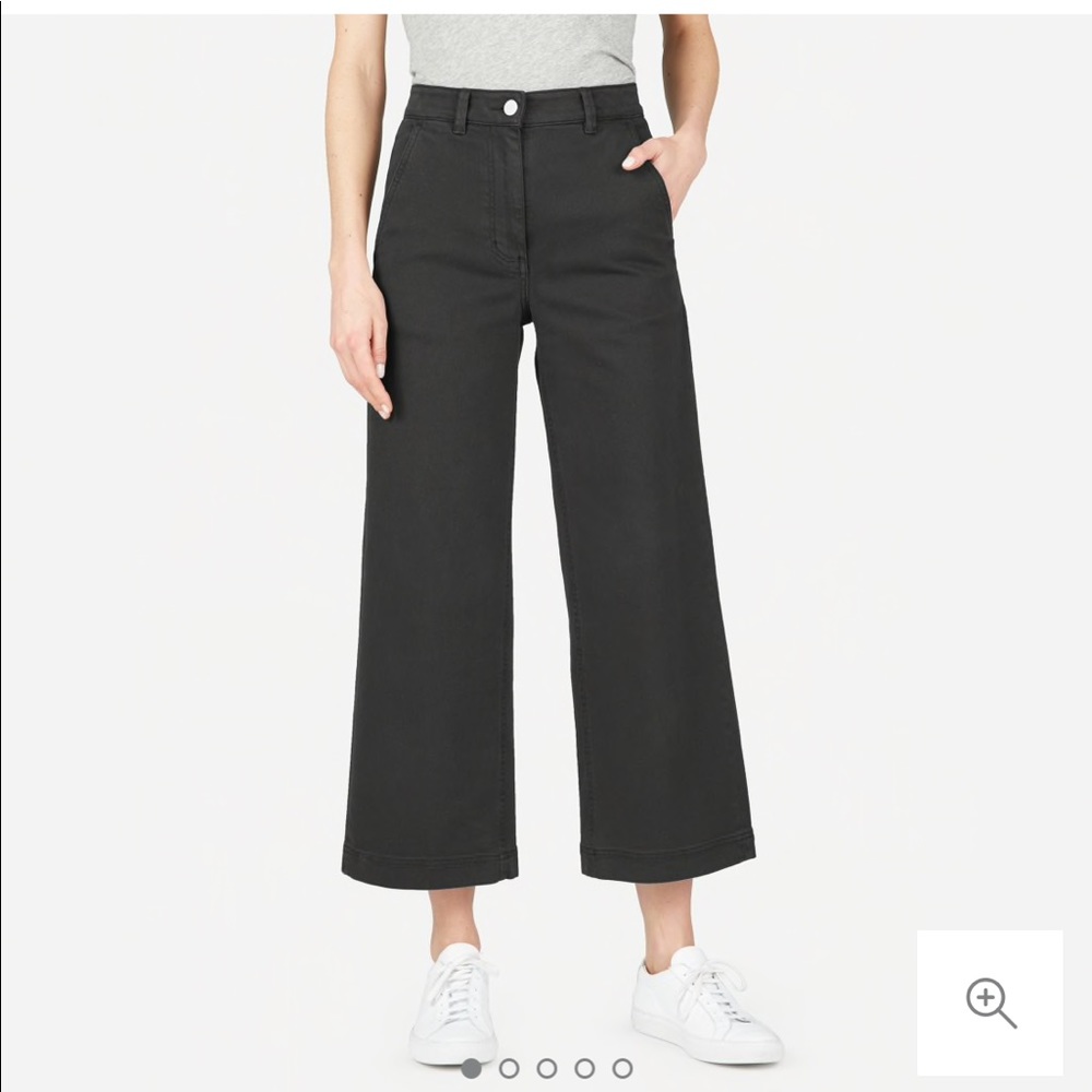 Everlane wide leg crop pant